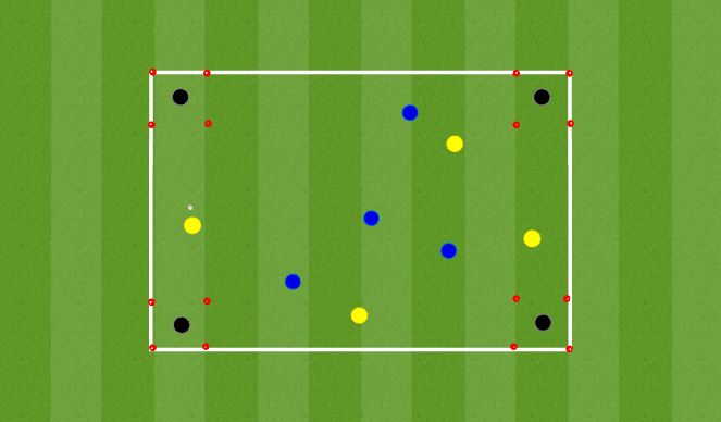 Football/Soccer Session Plan Drill (Colour): Animation 1