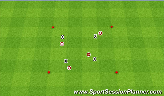 Football/Soccer Session Plan Drill (Colour): FUNdamental Warm Up