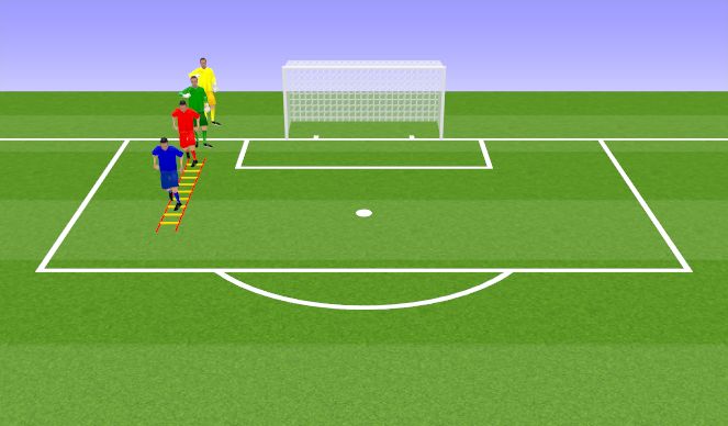 Fútbol Ejercicio del Plan de Sesiones (Color): חימום 1 