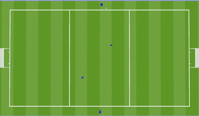Football/Soccer Session Plan Drill (Colour): Passing sequence and fitness in 4s
