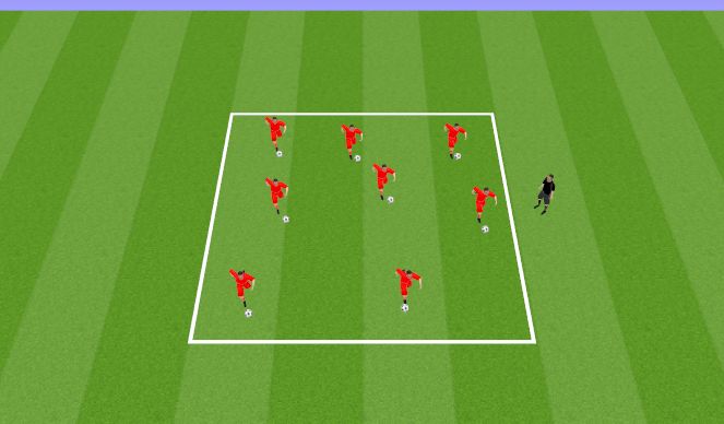 Football/Soccer Session Plan Drill (Colour): Screen 1