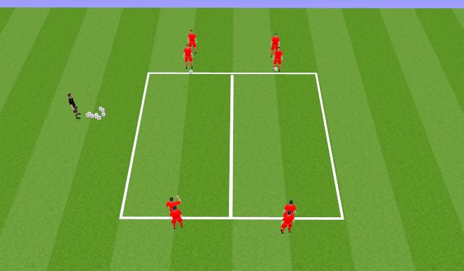 Football/Soccer Session Plan Drill (Colour): Screen 2