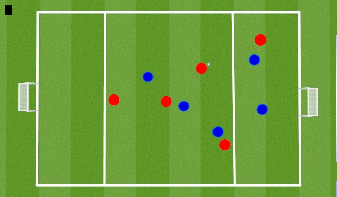Football/Soccer Session Plan Drill (Colour): Skill Game