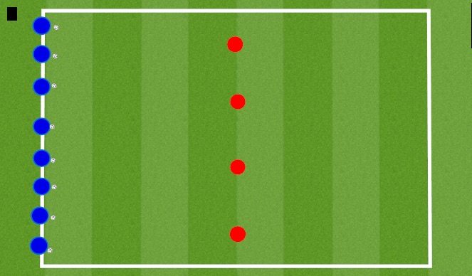 Football/Soccer Session Plan Drill (Colour): Warm Up- 2