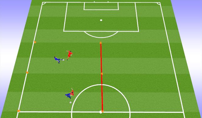 Football/Soccer Session Plan Drill (Colour): Progression