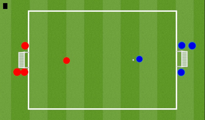 Football/Soccer Session Plan Drill (Colour): Warm Up