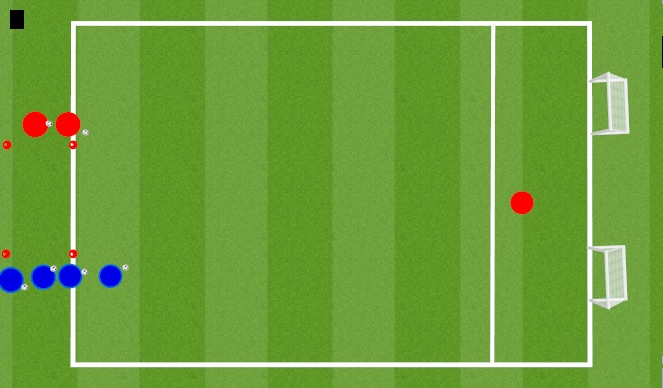 Football/Soccer Session Plan Drill (Colour): Skill Training