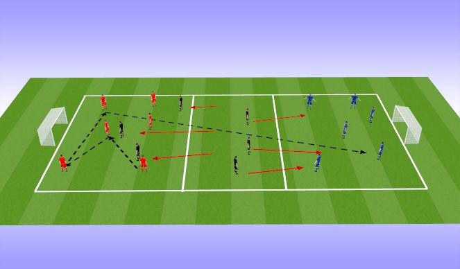 Football/Soccer Session Plan Drill (Colour): Screen 1