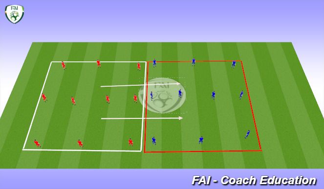 Football/Soccer Session Plan Drill (Colour): Possession
