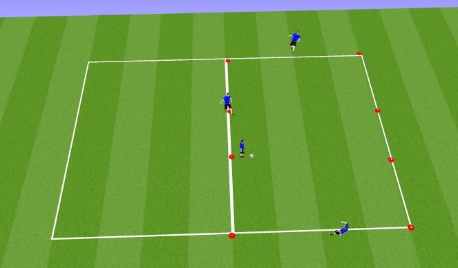 Football/Soccer Session Plan Drill (Colour): Animation 1