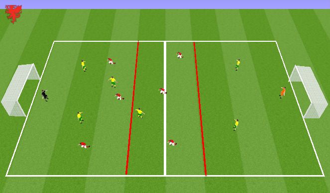 Football/Soccer Session Plan Drill (Colour): Screen 4