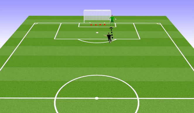 Football/Soccer Session Plan Drill (Colour): Diving Conditioning