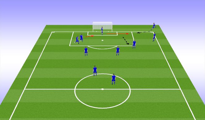 Football/Soccer Session Plan Drill (Colour): BOISE