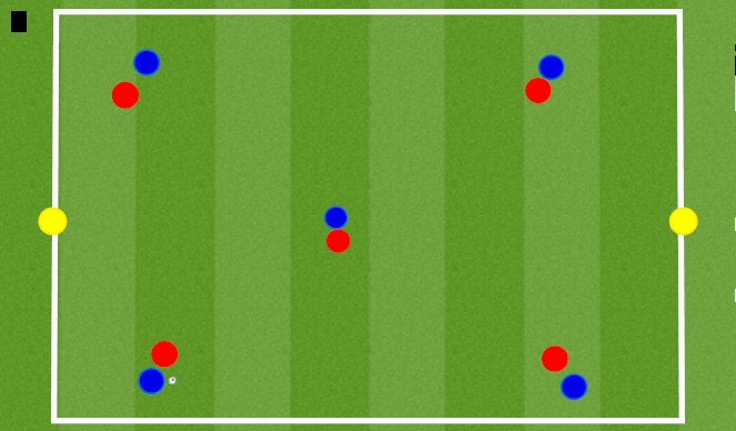 Football/Soccer Session Plan Drill (Colour): Skill Training