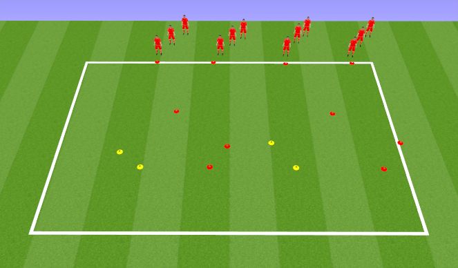 Football/Soccer Session Plan Drill (Colour): Dynamic - PM