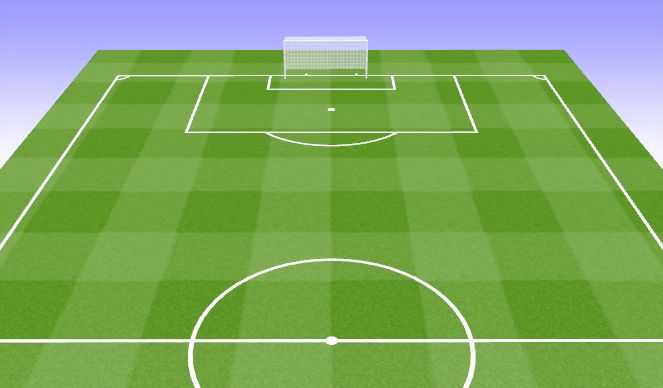 Football/Soccer Session Plan Drill (Colour): Warm Up