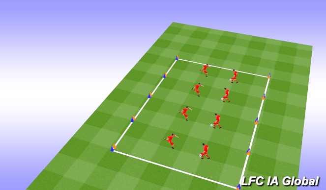 Football/Soccer Session Plan Drill (Colour): Screen 1