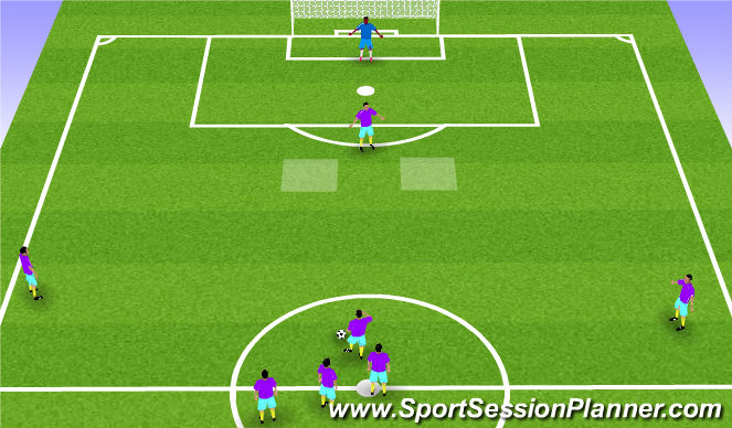 Football/Soccer Session Plan Drill (Colour): Screen 1