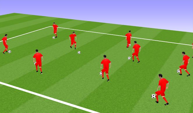 Football/Soccer Session Plan Drill (Colour): KING/QUEEN of the ring