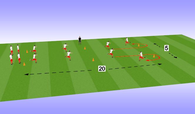 Football/Soccer Session Plan Drill (Colour): Screen 1