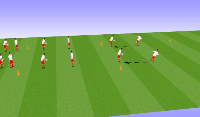 Football/Soccer Session Plan Drill (Colour): Screen 3