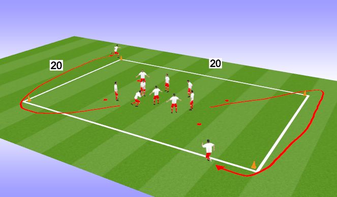 Football/Soccer Session Plan Drill (Colour): Screen 5