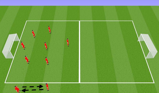 Football/Soccer Session Plan Drill (Colour): SSG