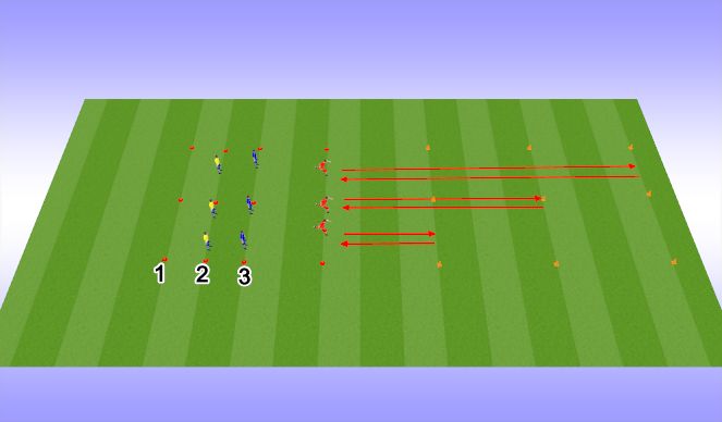 Football/Soccer Session Plan Drill (Colour): Fitness 1
