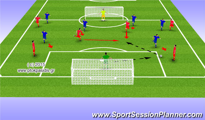 Football/Soccer Session Plan Drill (Colour): ΠΑΙΧΝΙΔΙ