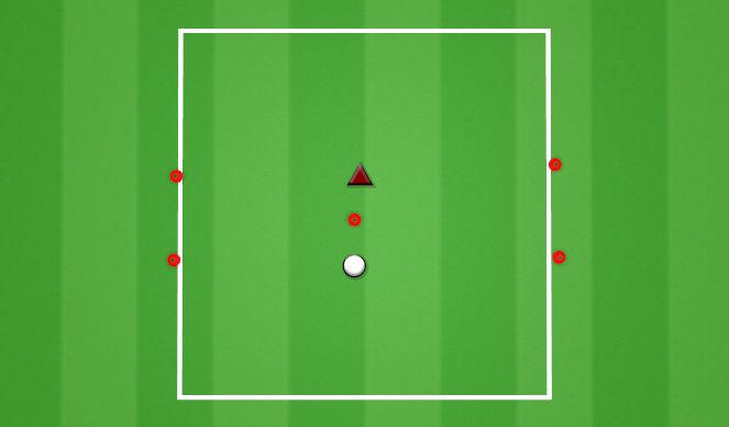Football/Soccer Session Plan Drill (Colour): MIRROR GAME WARM UP