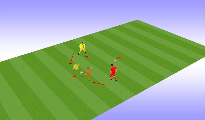 Football/Soccer Session Plan Drill (Colour): Block Art