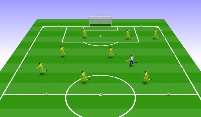 Football/Soccer Session Plan Drill (Colour): Screen 2