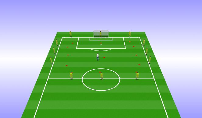 Football/Soccer Session Plan Drill (Colour): Screen 4
