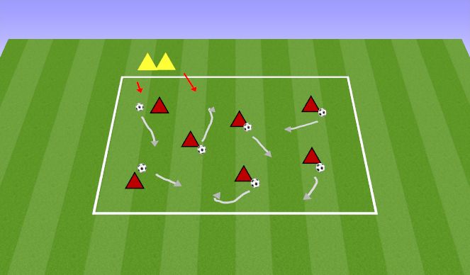 Football/Soccer Session Plan Drill (Colour): Screen 1