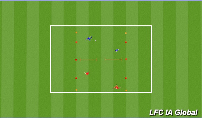 Football/Soccer Session Plan Drill (Colour): Early Arrivals