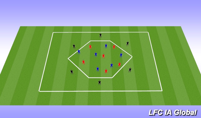 Football/Soccer Session Plan Drill (Colour): Individual/Technical Work