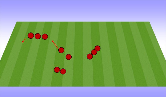 Football/Soccer Session Plan Drill (Colour): WARM UP ISLAND TAG