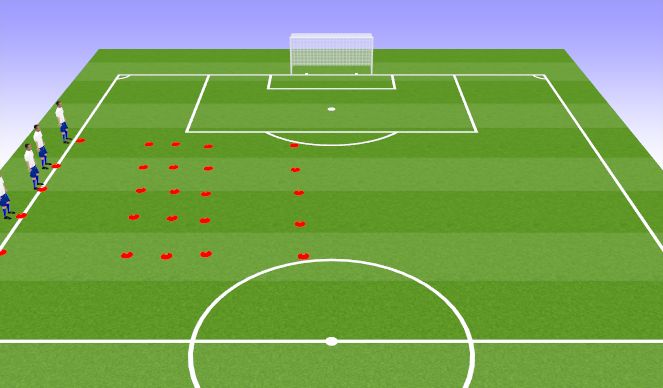 Football/Soccer Session Plan Drill (Colour): Screen 1