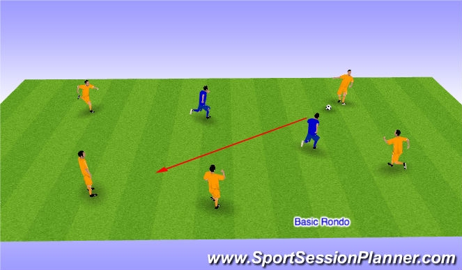 Football/Soccer Session Plan Drill (Colour): Screen 1