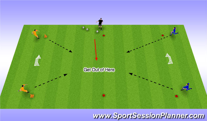 Football/Soccer Session Plan Drill (Colour): Screen 1