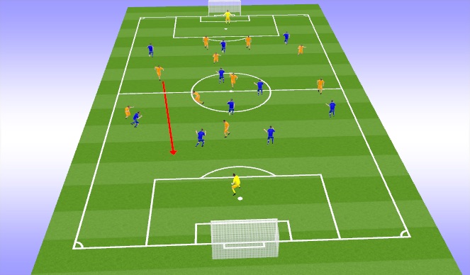 Football/Soccer Session Plan Drill (Colour): Screen 1