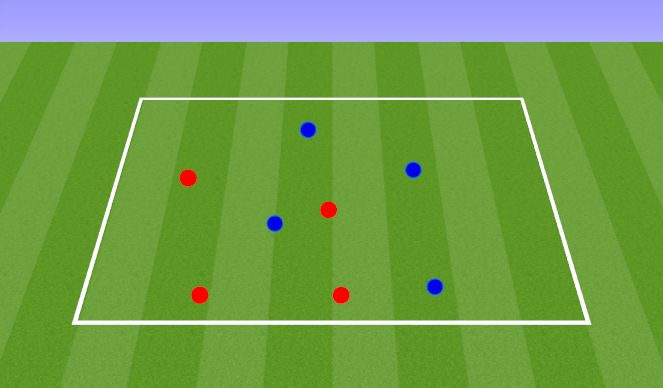 Football/Soccer Session Plan Drill (Colour): Warm Up