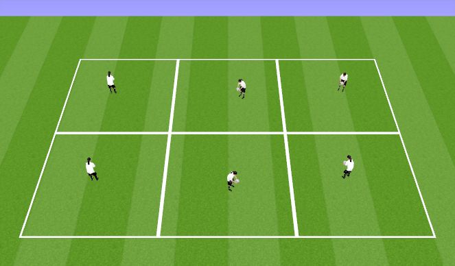 Football/Soccer Session Plan Drill (Colour): Individual Technical: Aerial First Touch