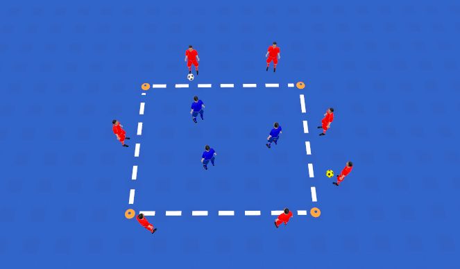 Futsal Session Plan Drill (Colour): Screen 1