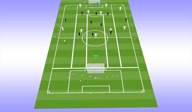 Football/Soccer Session Plan Drill (Colour): Activity #2