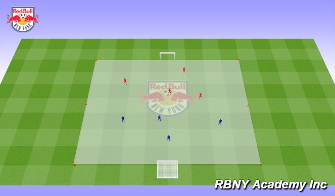 Football/Soccer Session Plan Drill (Colour): Match