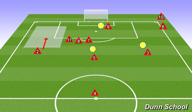Football/Soccer Session Plan Drill (Colour): Screen 3