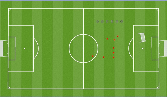 Football/Soccer Session Plan Drill (Colour): Warming up