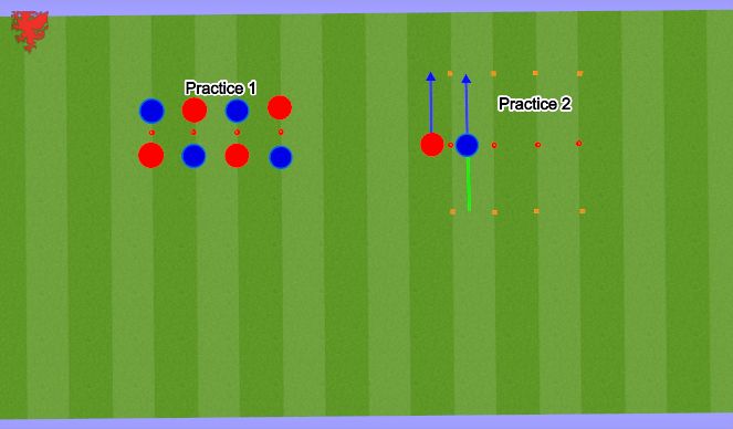 Football/Soccer Session Plan Drill (Colour): Physical Performance
