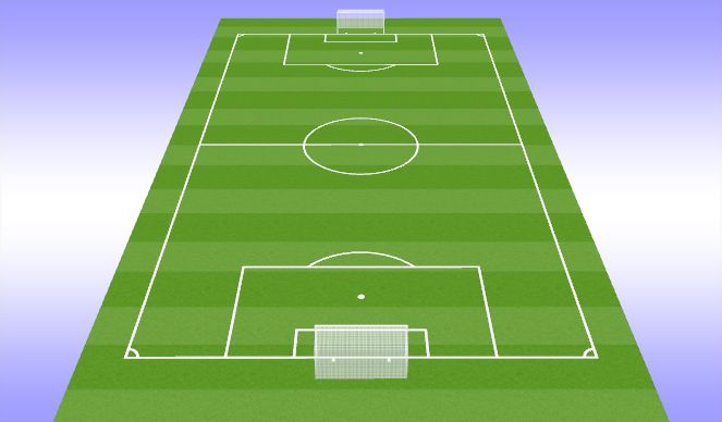 Football/Soccer Session Plan Drill (Colour): Warmup